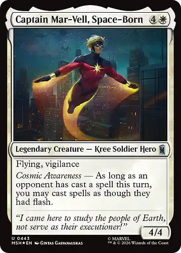 Captain Mar-Vell, Space-Born - msh Spoiler
