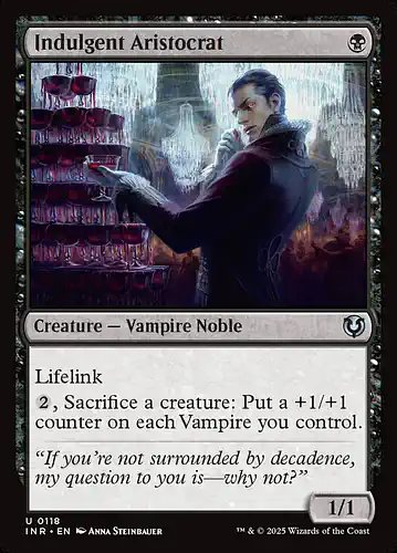 Indulgent Aristocrat - inr Spoiler