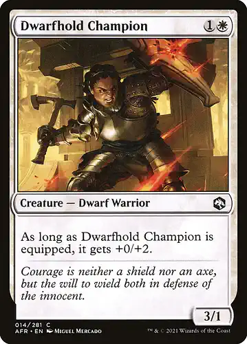 Dwarfhold Champion - afr Spoiler