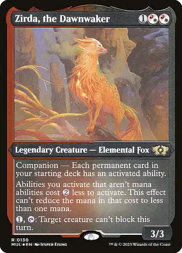 Zirda, the Dawnwaker - mul Spoiler