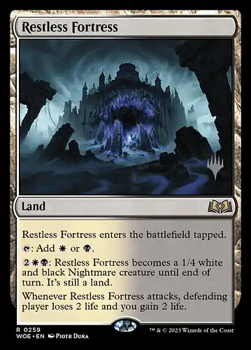 Restless Fortress - woe Spoiler