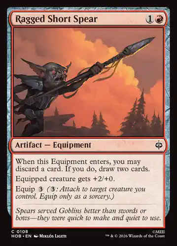 Ragged Short Spear - hob Spoiler
