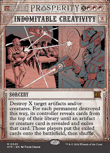 Indomitable Creativity - otp Spoiler