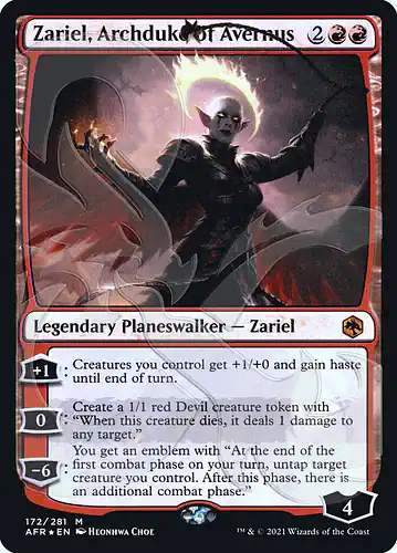 Zariel, Archduke of Avernus - afr Spoiler