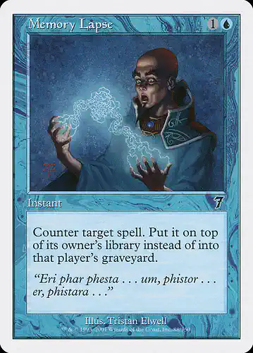 Memory Lapse - 7ed Spoiler