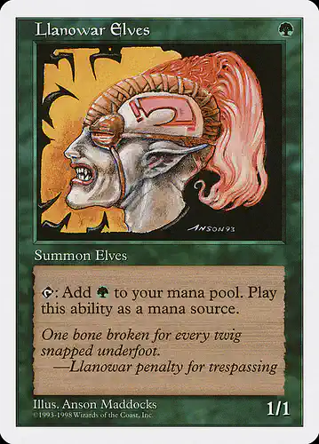 Llanowar Elves - ath Spoiler