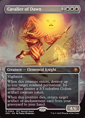 Cavalier of Dawn - spg Spoiler