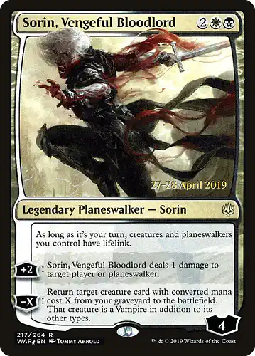 Sorin, Vengeful Bloodlord - war Spoiler