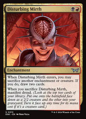 Disturbing Mirth - dsk Spoiler