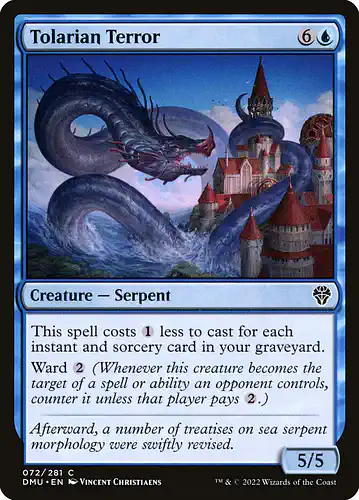 Tolarian Terror - dmu Spoiler