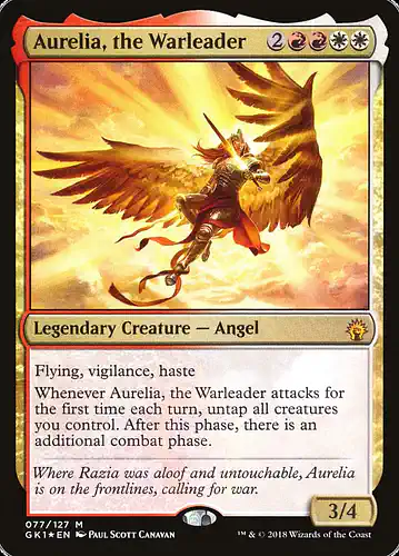 Aurelia, the Warleader - gk1 Spoiler