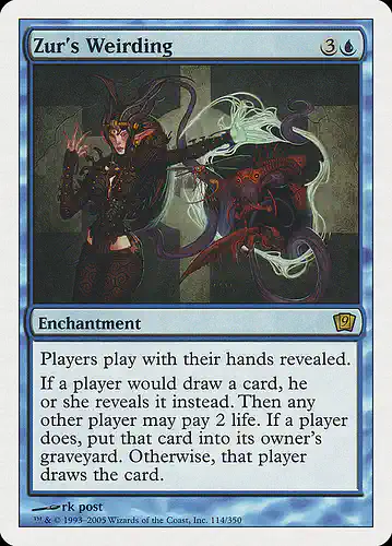 Zur's Weirding - 9ed Spoiler