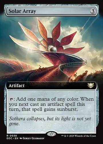 Solar Array - eoc Spoiler