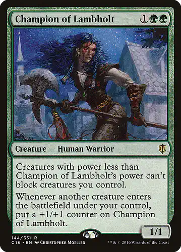 Champion of Lambholt - c16 Spoiler