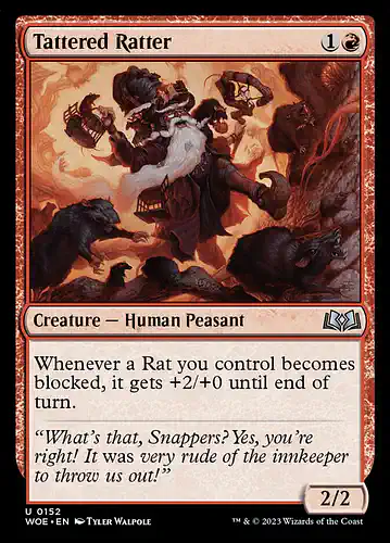 Tattered Ratter - woe Spoiler