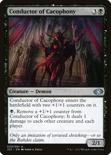 Conductor of Cacophony - j22 Spoiler