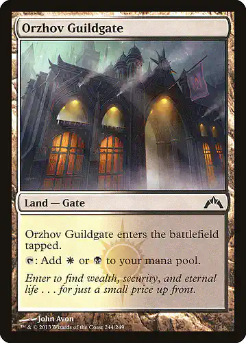 Orzhov Guildgate - gtc Spoiler