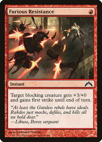 Furious Resistance - gtc Spoiler