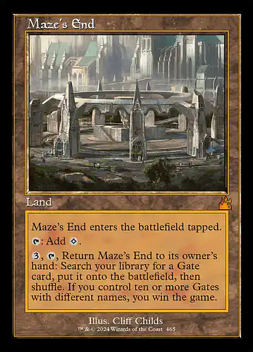 Maze's End - rvr Spoiler