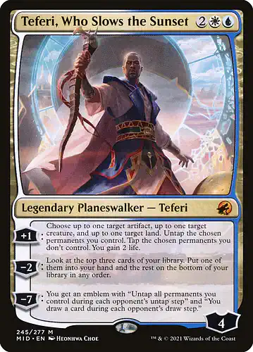 Teferi, Who Slows the Sunset - mid Spoiler