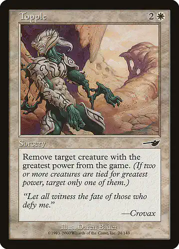 Topple - nem Spoiler