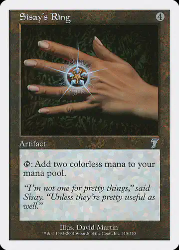 Sisay's Ring - 7ed Spoiler