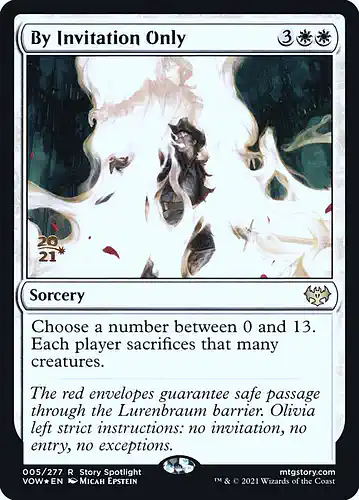 By Invitation Only - vow Spoiler
