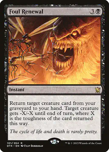 Foul Renewal - dtk Spoiler