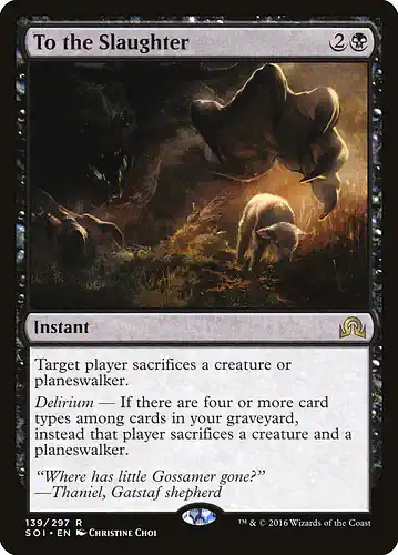 To the Slaughter - soi Spoiler