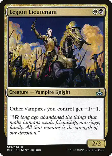 Legion Lieutenant - rix Spoiler