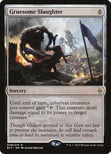 Gruesome Slaughter - bfz Spoiler