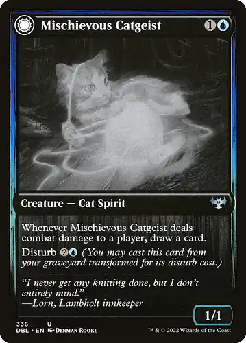 Mischievous Catgeist - dbl Spoiler