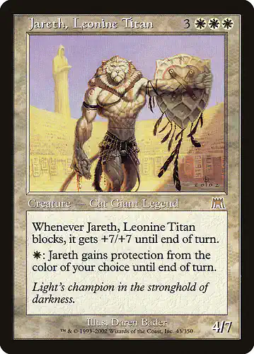 Jareth, Leonine Titan - ons Spoiler