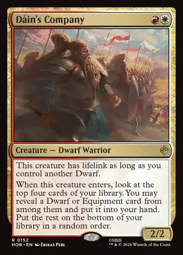 Dáin's Company - hob Spoiler