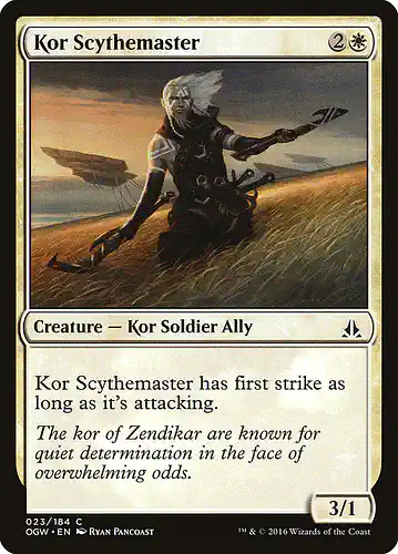Kor Scythemaster - ogw Spoiler