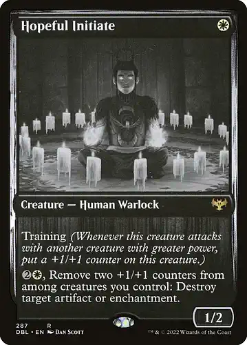 Hopeful Initiate - dbl Spoiler