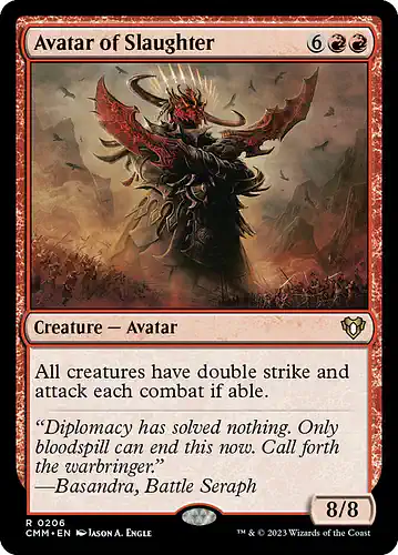 Avatar of Slaughter - cmm Spoiler