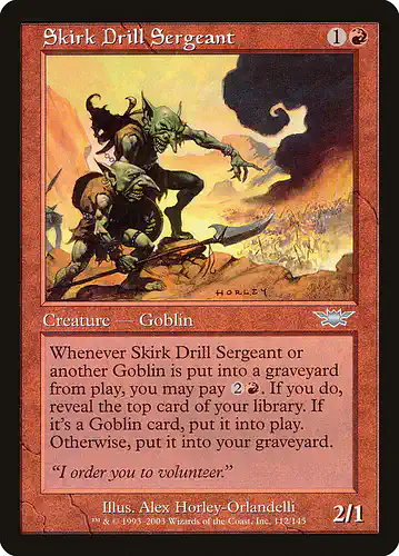 Skirk Drill Sergeant - lgn Spoiler