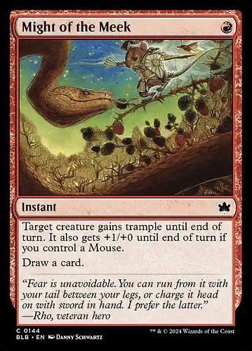 Might of the Meek - blb Spoiler