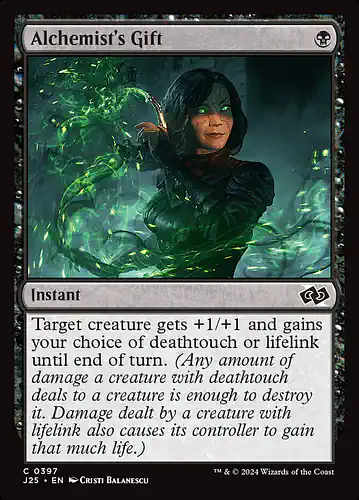 Alchemist's Gift - j25 Spoiler