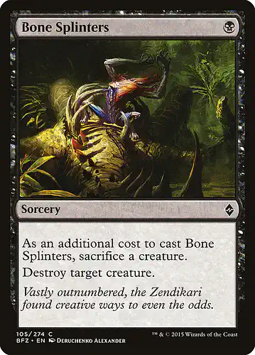 Bone Splinters - bfz Spoiler