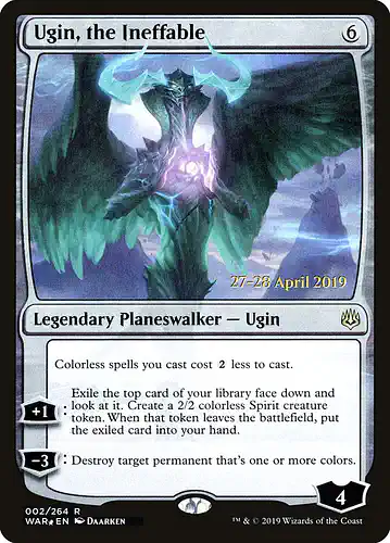 Ugin, the Ineffable - war Spoiler