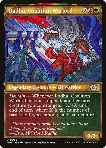 Radha, Coalition Warlord - mul Spoiler