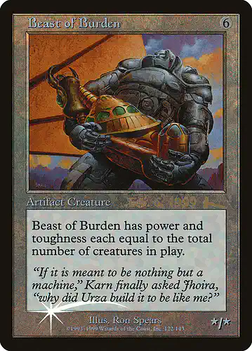 Beast of Burden - ulg Spoiler
