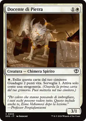Stone Docent - sos Spoiler