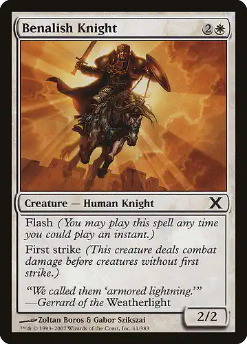 Benalish Knight - 10e Spoiler