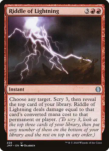 Riddle of Lightning - jmp Spoiler