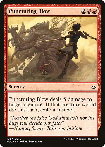 Puncturing Blow - hou Spoiler
