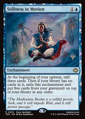 Stillness in Motion - tdm Spoiler