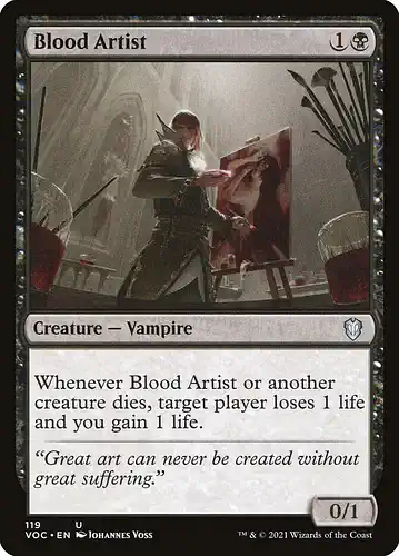 Blood Artist - voc Spoiler